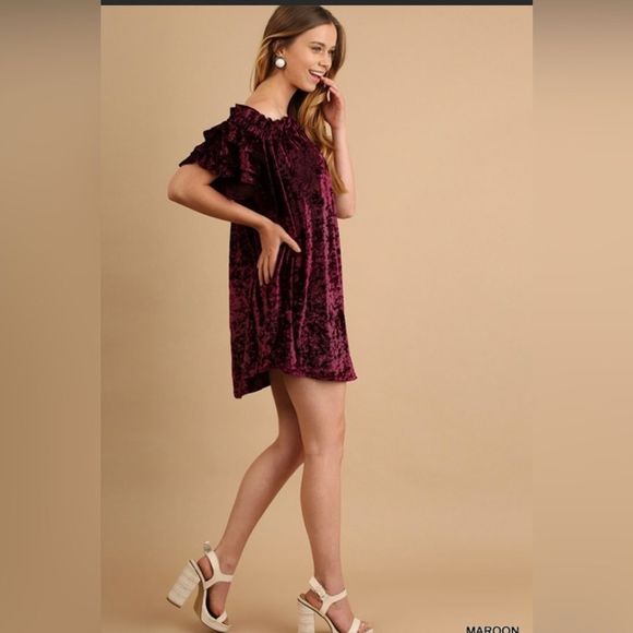 NWT UMGEE Off The Shoulder Mini Dress🎄 - Picture 3 of 12